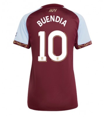 Aston Villa Emiliano Buendia #10 Hjemmebanetrøje Dame 2025-26 Kortærmet